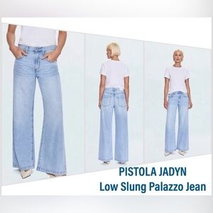 PISTOLA JADYN
Low Slung Palazzo Jean
in Chateau - size 24 and 25 👖 💫